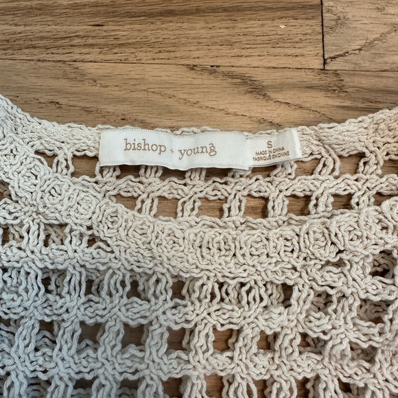 Anthropologie cropped crochet top - Picture 3 of 6